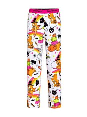Care Bears Womens Halloween Velour Sleep Pant With Pockets Medium 8-10